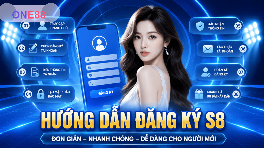 Đăng Ký ONE88 – Tạo Tài Khoản Nhanh, An Toàn Và Dễ Thao Tác